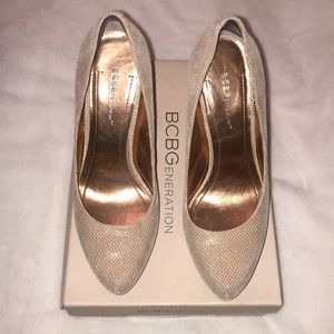 BCBG Nude Heels